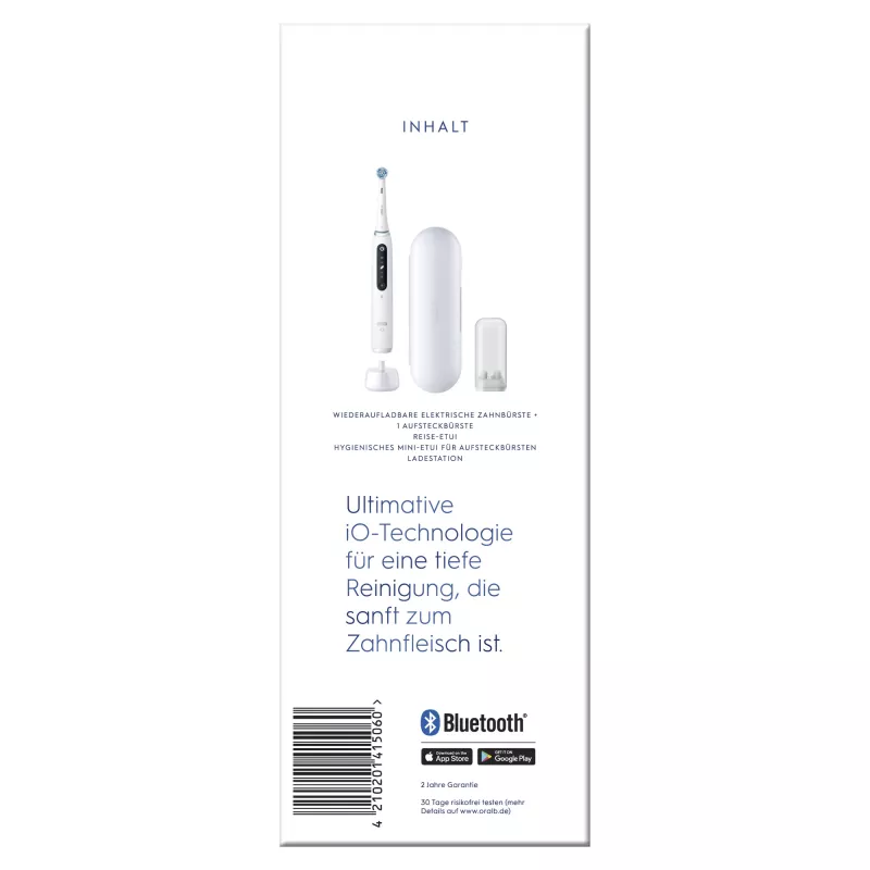 Oral-B iO Series 5 Täiskasvanutele pöörlev-ostsilleeriv hambahari Valge