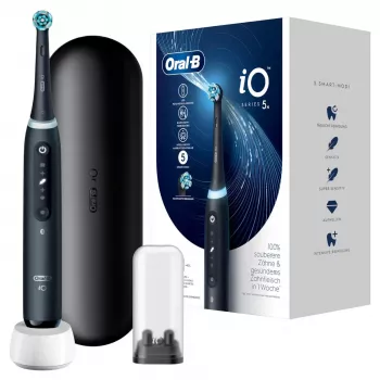 Oral-B iO Series 5 täiskasvanute vibreeriv hambahari Must