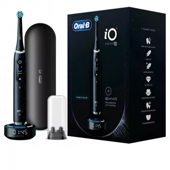 Oral-B iO Series 10 täiskasvanu pöörlev-oscilleeriv hambahari Must