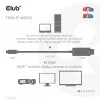 CLUB3D MiniDisplayPort 1.4 HDMI 4K120Hz või 8K60Hz HDR10+ kaabel M/M 1,8m / 6 jalga