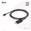 CLUB3D MiniDisplayPort 1.4 HDMI 4K120Hz või 8K60Hz HDR10+ kaabel M/M 1,8m / 6 jalga