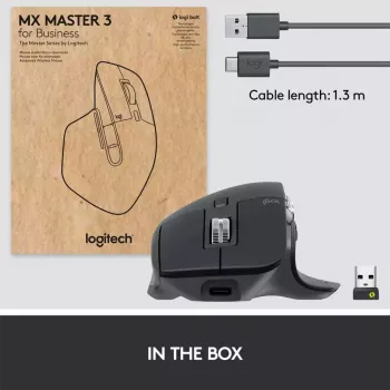 LOGITECH Mx Master 3s For Business - Juhtmevaba Bluetooth hiir - Grafiit