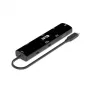 CLUB3D USB4™ Gen3x2 Type-C, 6-ühes jaotur HDMI™ 8K60Hz või 4K120Hz, 2xUSB Typee-A(10G), Ethernet RJ45(2.5G) ja 2xUSB Type-C, 1x Data(10G) ja 1xPD3.0 laadimine 100 W