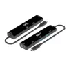 CLUB3D USB4™ Gen3x2 Type-C, 6-ühes jaotur HDMI™ 8K60Hz või 4K120Hz, 2xUSB Typee-A(10G), Ethernet RJ45(2.5G) ja 2xUSB Type-C, 1x Data(10G) ja 1xPD3.0 laadimine 100 W