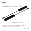 CLUB3D USB4™ Gen3x2 Type-C, 6-ühes jaotur HDMI™ 8K60Hz või 4K120Hz, 2xUSB Typee-A(10G), Ethernet RJ45(2.5G) ja 2xUSB Type-C, 1x Data(10G) ja 1xPD3.0 laadimine 100 W