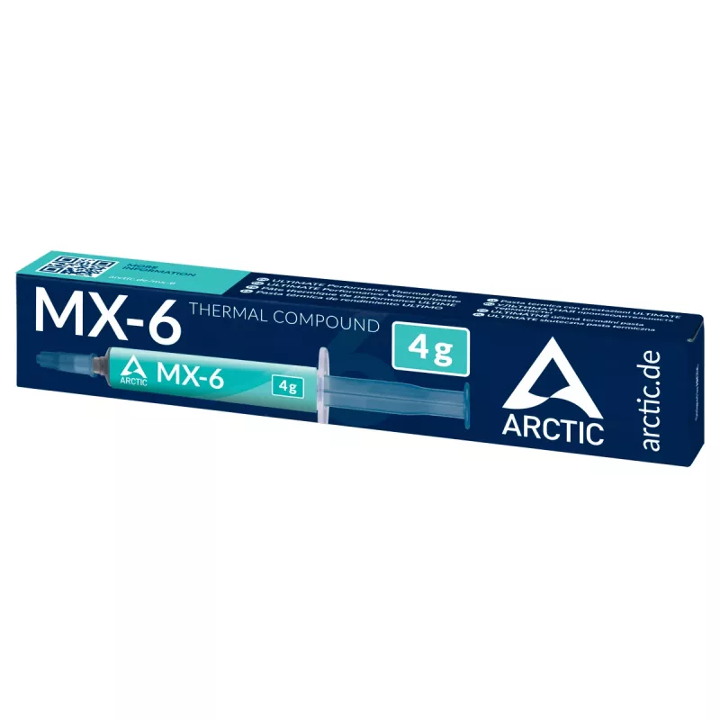 ARCTIC MX-6 ULTIMATE Performance Thermal Paste, termopasta, Hall, 4 g, 1 tk, 24 mm, 120 mm