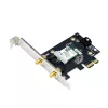 Sisemine WLAN-kaart ASUS PCE-AXE5400 — PCIe, Wi‑Fi 6E kolmeribaline (2,4/5/6 GHz), 2402 Mbps, Bluetooth 5.2