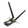 Sisemine WLAN-kaart ASUS PCE-AXE5400 — PCIe, Wi‑Fi 6E kolmeribaline (2,4/5/6 GHz), 2402 Mbps, Bluetooth 5.2