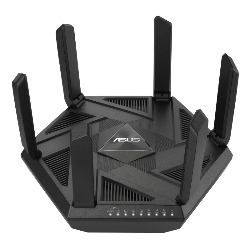 ASUS RT-AXE7800 traadita ruuter Kolmesageduslik (2,4 GHz / 5 GHz / 6 GHz) Must