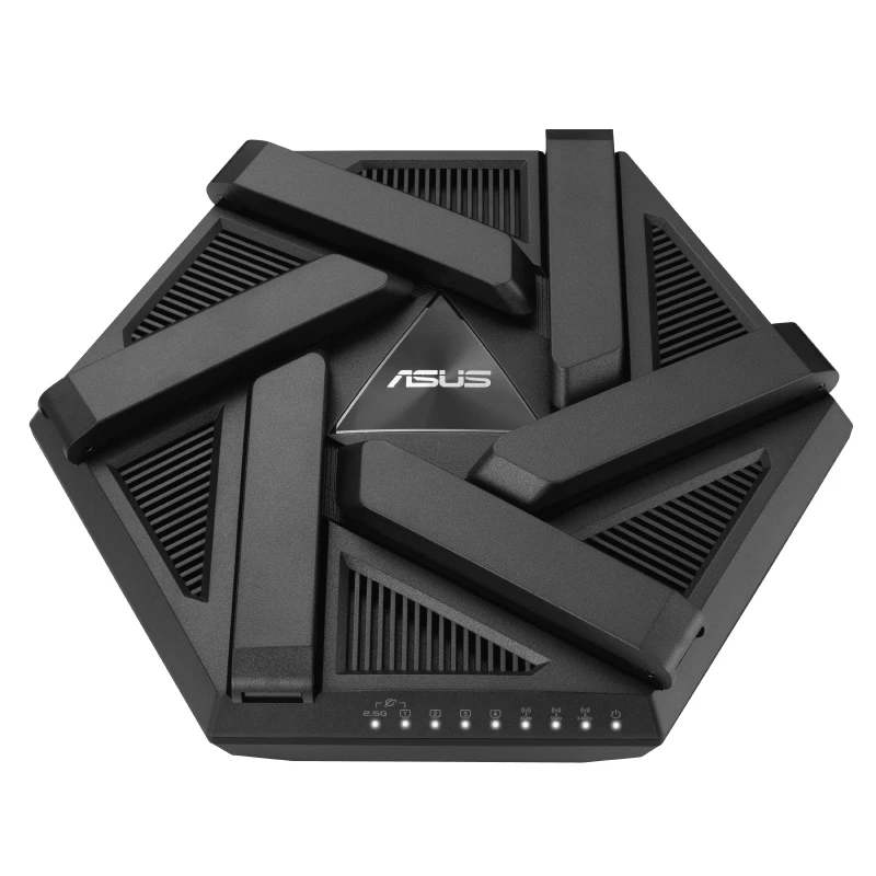 ASUS RT-AXE7800 traadita ruuter Kolmesageduslik (2,4 GHz / 5 GHz / 6 GHz) Must