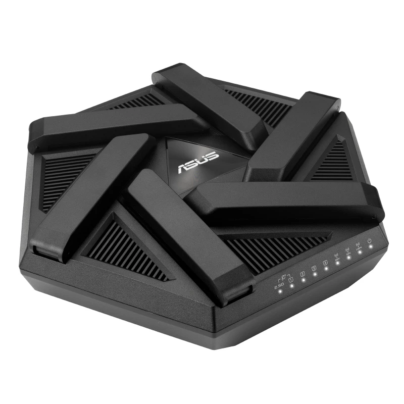 ASUS RT-AXE7800 traadita ruuter Kolmesageduslik (2,4 GHz / 5 GHz / 6 GHz) Must