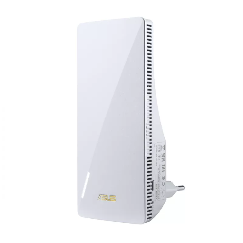 Võrgusaatja ASUS RP-AX58 — kaheribaline Wi‑Fi 6 (802.11ax), 2400 Mbps, 1× Gigabit LAN, 2 sisemist antenni, valge