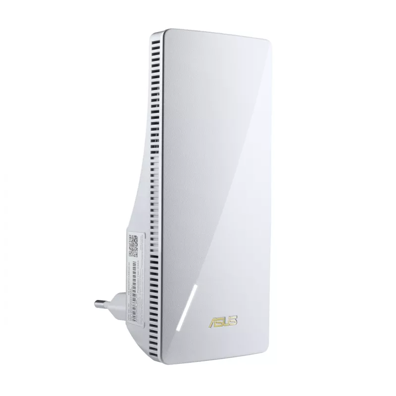 Võrgusaatja ASUS RP-AX58 — kaheribaline Wi‑Fi 6 (802.11ax), 2400 Mbps, 1× Gigabit LAN, 2 sisemist antenni, valge
