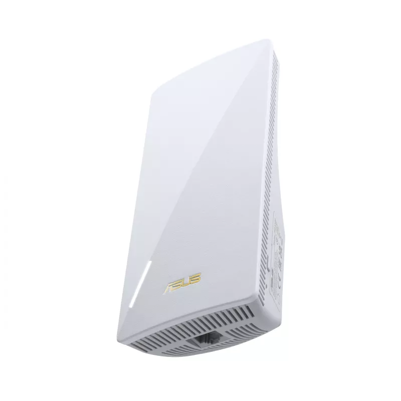 Võrgusaatja ASUS RP-AX58 — kaheribaline Wi‑Fi 6 (802.11ax), 2400 Mbps, 1× Gigabit LAN, 2 sisemist antenni, valge