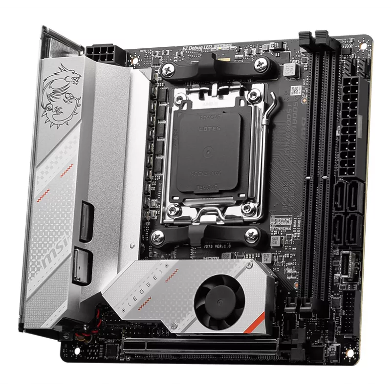 MSI MPG B650I EDGE WIFI emaplaat AMD B650 Socket AM5 mini ATX