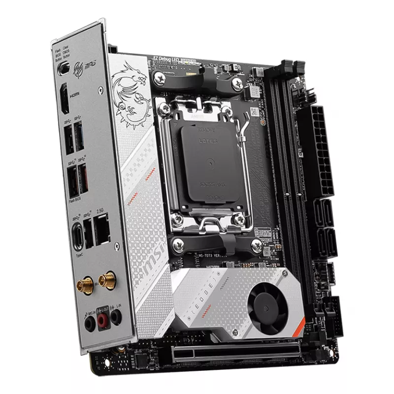 MSI MPG B650I EDGE WIFI emaplaat AMD B650 Socket AM5 mini ATX