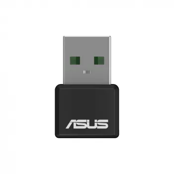 Võrguadapter ASUS USB-AX55 Nano AX1800 Wi‑Fi 6 kaheribaline USB juhtmevaba adapter, 1800 Mbps, must