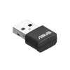 Võrguadapter ASUS USB-AX55 Nano AX1800 Wi‑Fi 6 kaheribaline USB juhtmevaba adapter, 1800 Mbps, must