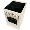 Vabaltseisev pliit Gorenje GECS5B70CLI, elektriline keraamiline pliit 4 tsooni, 70 L ahi, elevandiluu, 500 mm laius