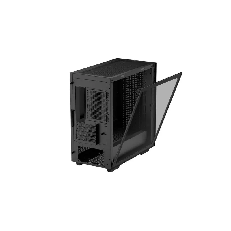 Arvuti korpus DeepCool CH370 Mini Tower — microATX/Mini‑ITX, karastatud klaas, toetab kuni 32 cm GPU-d