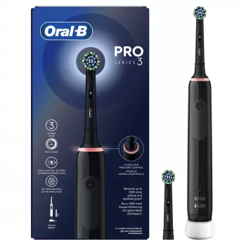 Oral-B Pro 3 Pro3 3000 täiskasvanutele pöörlev-võnkuv hambahari must