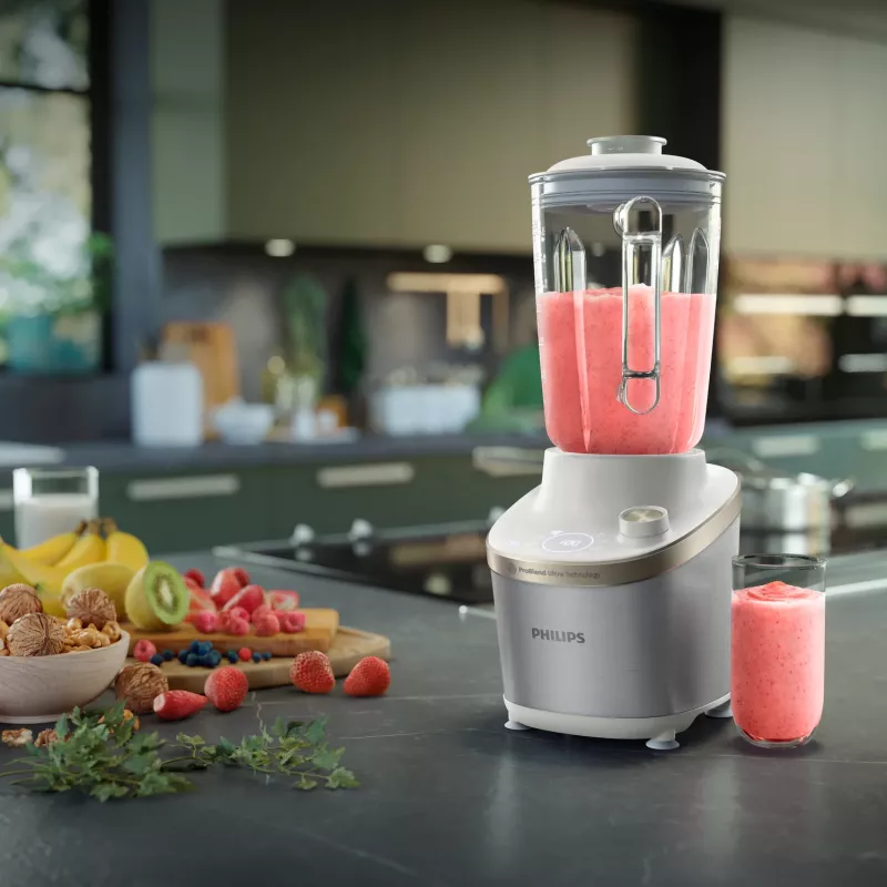 Philips 7000 seeria HR3760/01 blender 2 L lauapealne blender 1500 W Roostevaba teras, Valge