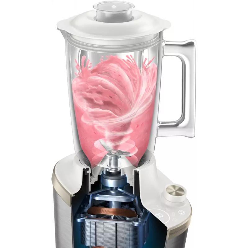 Philips 7000 seeria HR3760/01 blender 2 L lauapealne blender 1500 W Roostevaba teras, Valge
