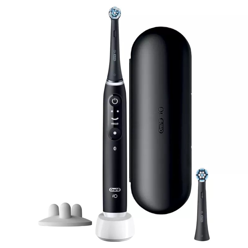 Oral-B iO 6 Täiskasvanutele vibreeriv hambahari Must
