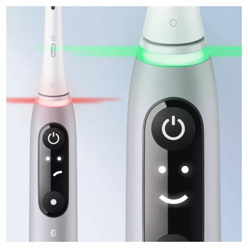 Oral-B iO 6S täiskasvanute vibreeriv elektriline hambahari Hall, Valge