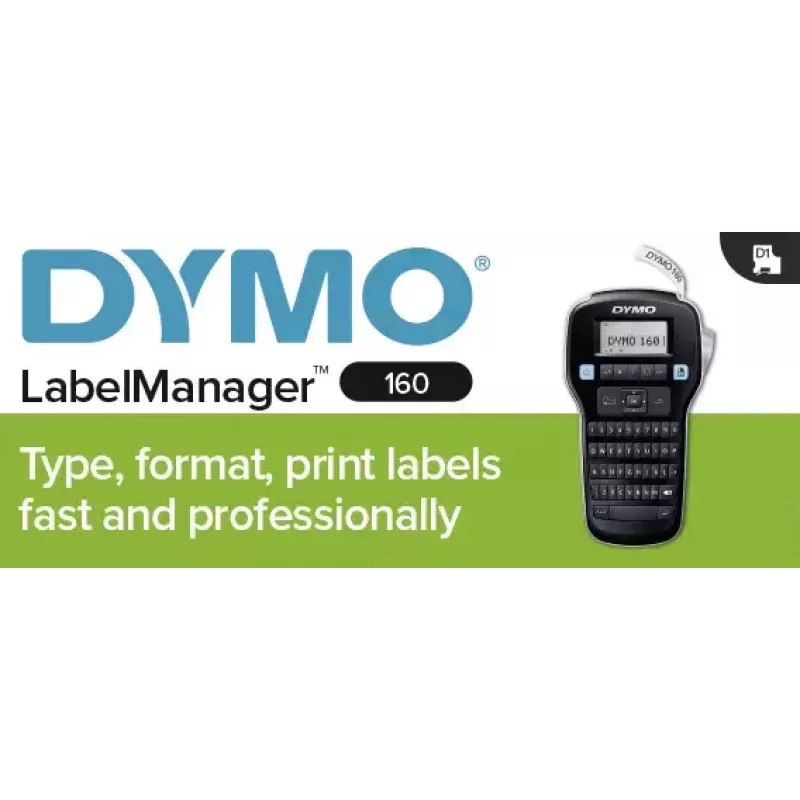 Sildimarker DYMO LabelManager 160 QWERTZ