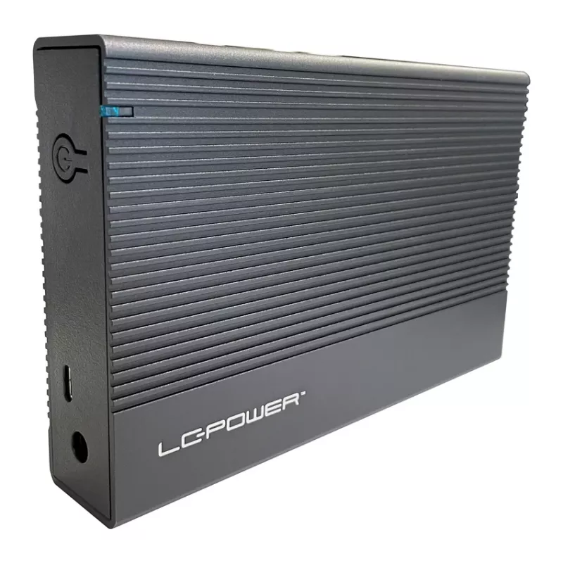 HDD/SSD korpus LC-Power LC-35U3-C 3.5 tolli Must USB Type-C 6 Gbit/s