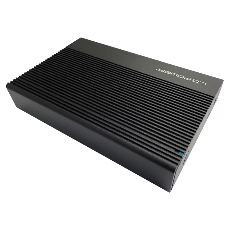 HDD/SSD korpus LC-Power LC-35U3-C 3.5 tolli Must USB Type-C 6 Gbit/s