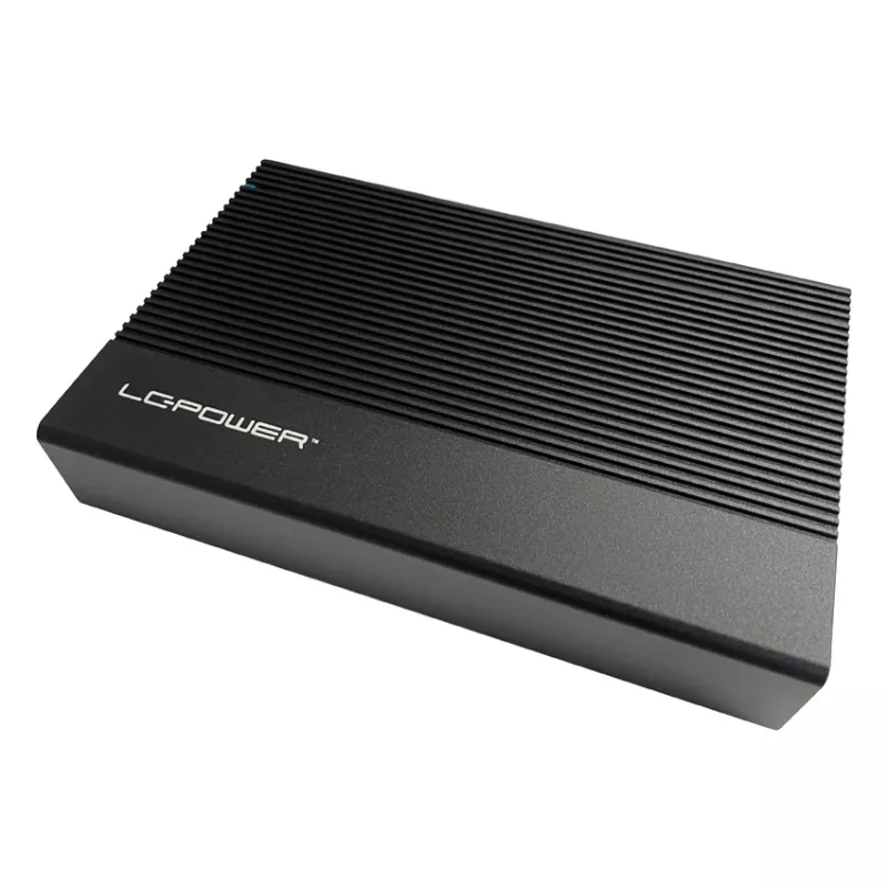 HDD/SSD korpus LC-Power LC-35U3-C 3.5 tolli Must USB Type-C 6 Gbit/s