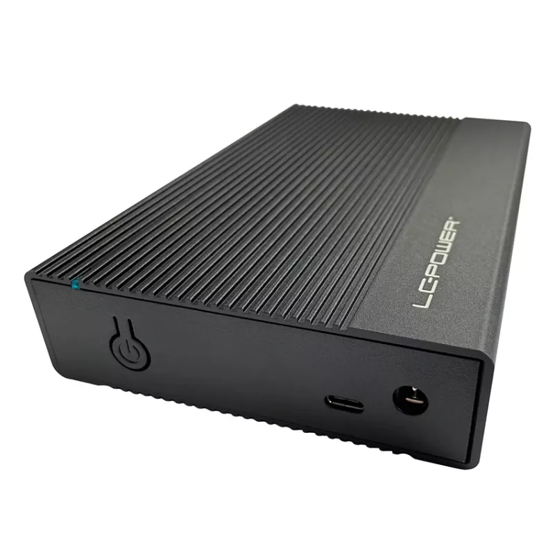 HDD/SSD korpus LC-Power LC-35U3-C 3.5 tolli Must USB Type-C 6 Gbit/s