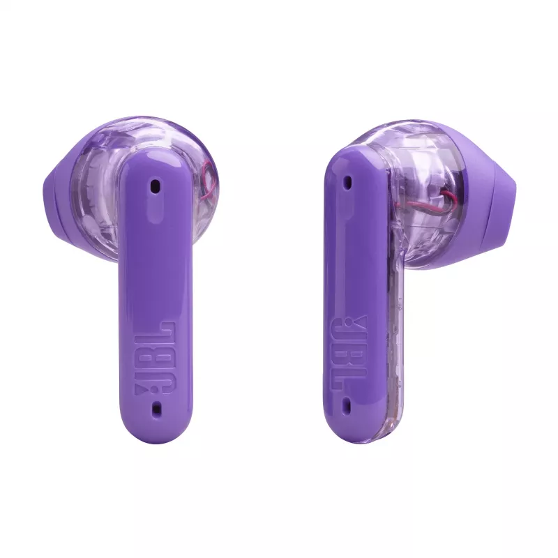 JBL Tune Flex Ghost Edition kõrvaklapid True Wireless Stereo (TWS) kõrvasisesed kõned/muusika Bluetooth lilla, poolläbipaistev