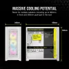 PC korpus Corsair iCUE 5000D RGB Airflow Midi Tower Valge