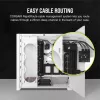 PC korpus Corsair iCUE 5000D RGB Airflow Midi Tower Valge