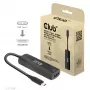CLUB3D USB Gen2 Type-C HDMI™ 8K60Hz või 4K120Hz HDR10+ DSC1.2 toiteedastusega 3.0 aktiivadapter M/F