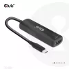 CLUB3D USB Gen2 Type-C HDMI™ 8K60Hz või 4K120Hz HDR10+ DSC1.2 toiteedastusega 3.0 aktiivadapter M/F