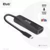 CLUB3D USB Gen2 Type-C HDMI™ 8K60Hz või 4K120Hz HDR10+ DSC1.2 toiteedastusega 3.0 aktiivadapter M/F