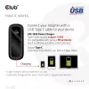 CLUB3D reisilaadija 100 W GaN-tehnoloogia, USB-IF TID sertifitseeritud, üks USB USB-C port, Power Delivery (PD) 3.0 tugi