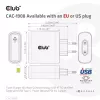 CLUB3D reisilaadija 100 W GaN-tehnoloogia, USB-IF TID sertifitseeritud, üks USB USB-C port, Power Delivery (PD) 3.0 tugi