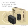 CLUB3D reisilaadija 100 W GaN-tehnoloogia, USB-IF TID sertifitseeritud, üks USB USB-C port, Power Delivery (PD) 3.0 tugi