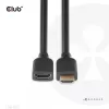 CLUB3D Ultra High Speed HDMI pikenduskaabel 4K120Hz 8K60Hz 48Gbps M/F 1 m / 3.28 ft 30AWG