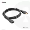 CLUB3D Ultra High Speed HDMI pikenduskaabel 4K120Hz 8K60Hz 48Gbps M/F 1 m / 3.28 ft 30AWG