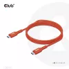 CLUB3D USB2 Type-C kahesuunaline USB-IF sertifitseeritud kaabel andmesideks 480Mb, PD 240W(48V/5A) EPR M/M 1m / 3.23 ft