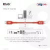 CLUB3D USB2 Type-C kahesuunaline USB-IF sertifitseeritud kaabel andmesideks 480Mb, PD 240W(48V/5A) EPR M/M 1m / 3.23 ft
