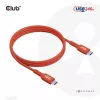 CLUB3D USB2 Type-C kahesuunaline USB-IF sertifitseeritud kaabel andmesideks 480Mb, PD 240W(48V/5A) EPR M/M 1m / 3.23 ft