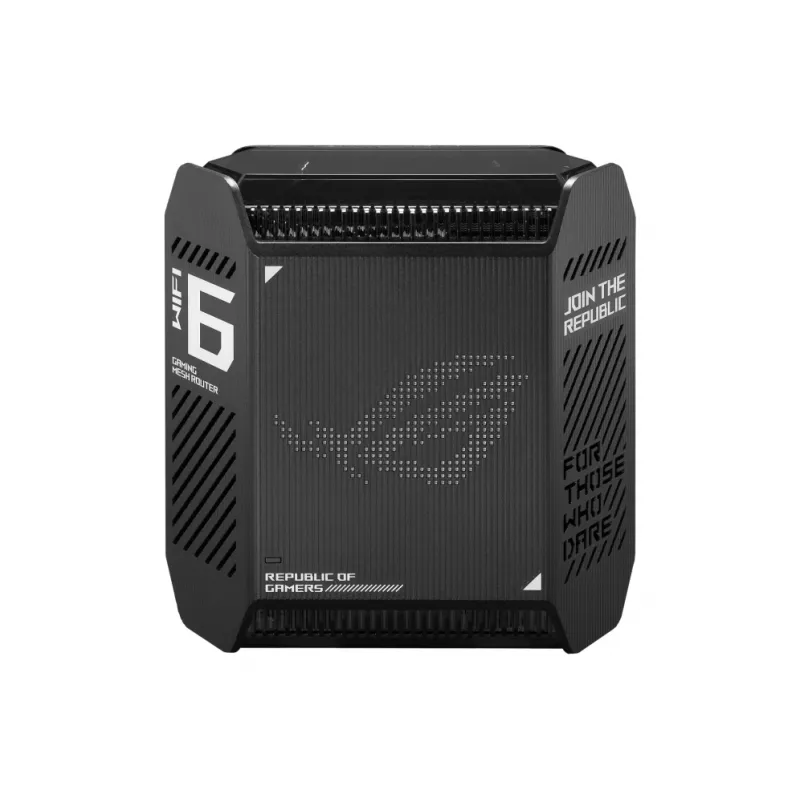 ASUS ROG Rapture GT6 AX10000 AiMesh 1 pakk Kolmriba (2,4 GHz / 5 GHz / 5 GHz) Wi-Fi 6 (802.11ax) Must 4 sisemist
