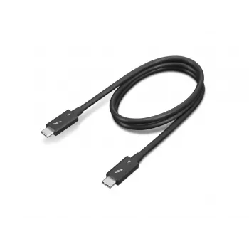 Lenovo 4X91K16968 Thunderbolt-kaabel 0,7 m 40 Gbit/s Must (avatud pakend)